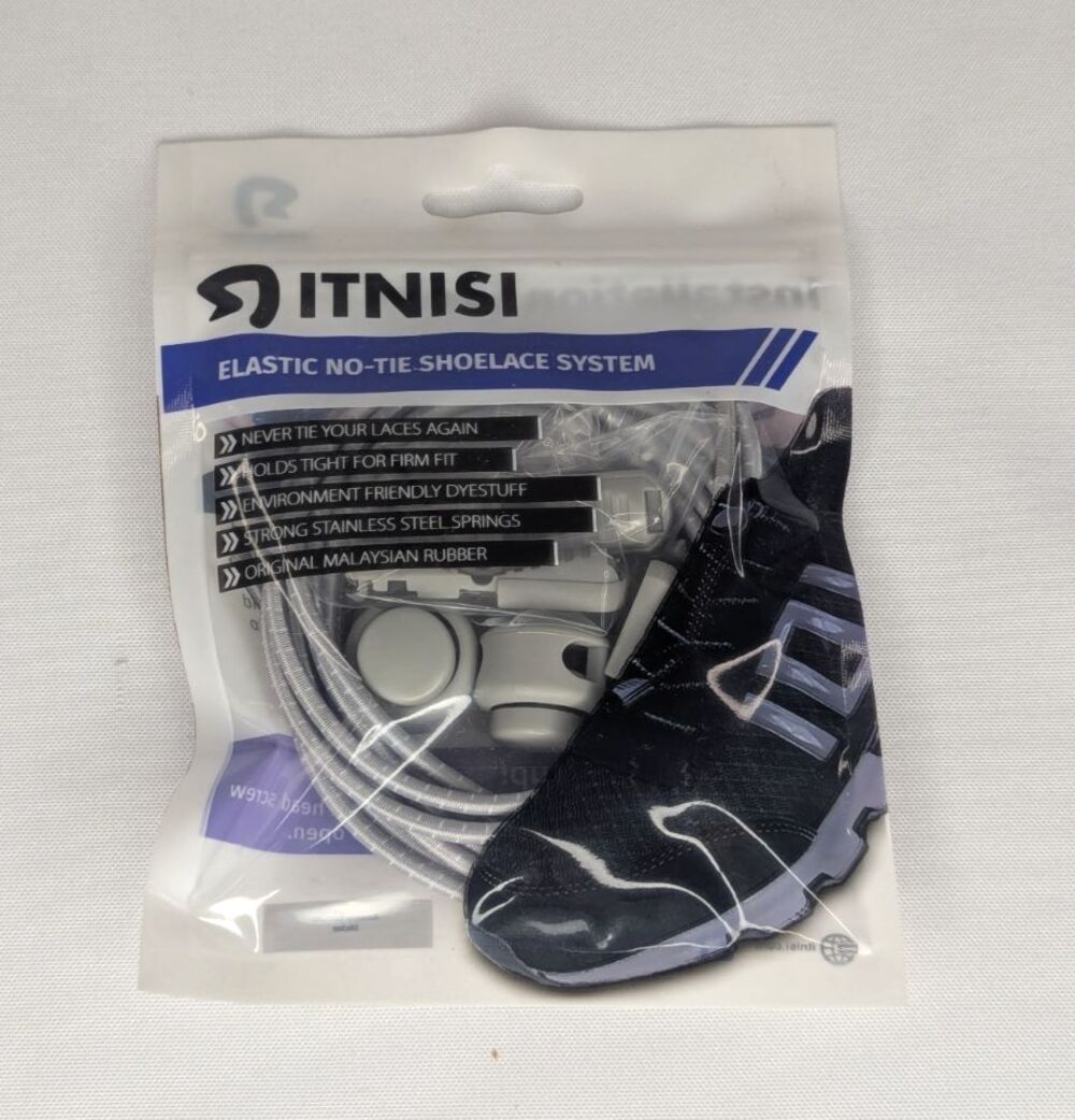 Itnisi Elastic No Tie Shoelace - Grey